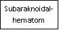 Text Box: Subaraknoidal-hematom

