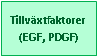 Text Box: Tillväxtfaktorer (EGF, PDGF)